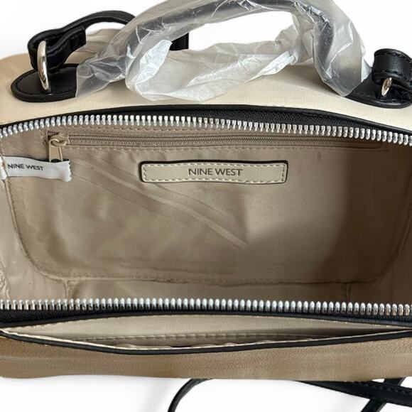 Nine West Nadette Mini Crossbody Dark Camel NWT - Picture 5 of 7